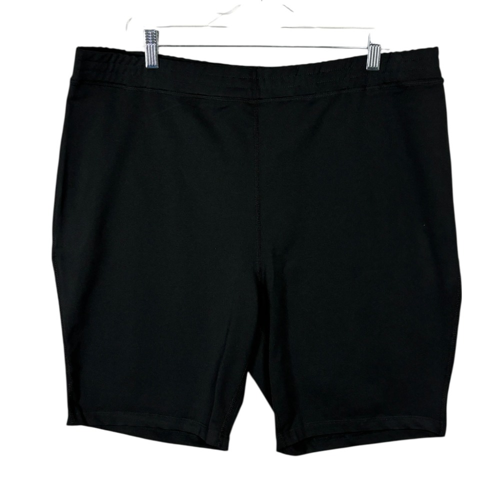 New JunoActive Quikwik Bike Short Black Womens Plus Size 3X Activewear USA Made